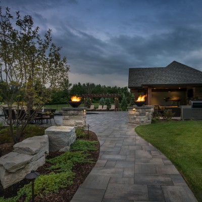 natural stone walkways