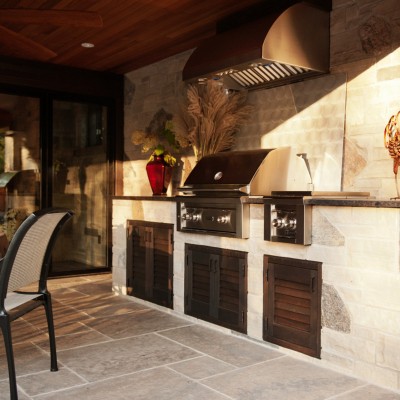 outdoor kitchens