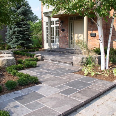 natural stone walkways