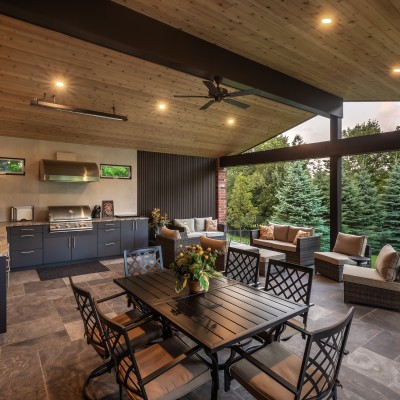 outdoor kitchens