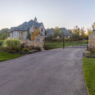 burlington landscape modern chateau