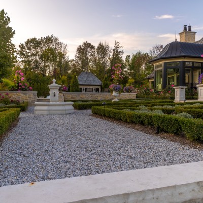 burlington landscape modern chateau