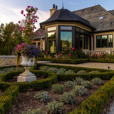 burlington landscape modern chateau