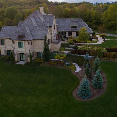 burlington landscape modern chateau