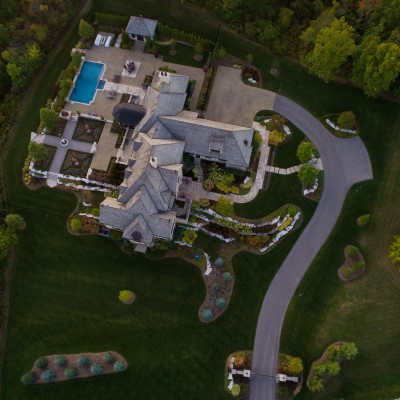 burlington landscape modern chateau